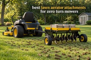best lawn aerator attachments for zero turn mowers