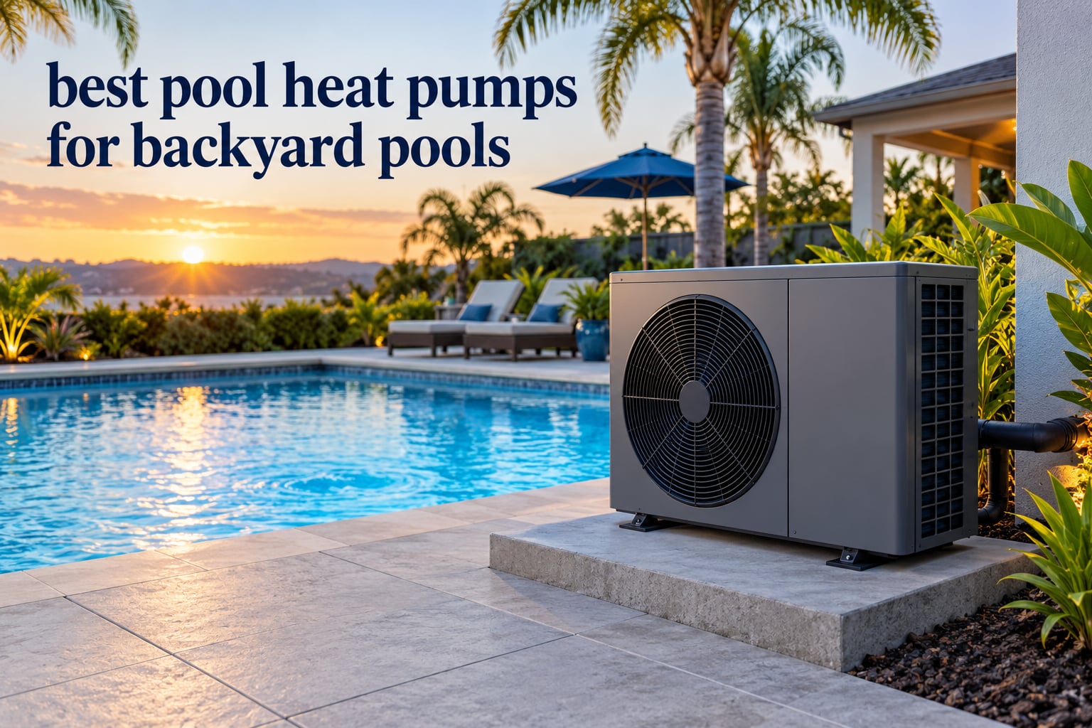 best pool heat pumps for backyard pools