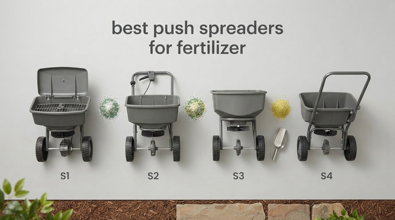 best push spreaders for fertilizer